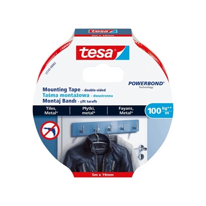 Attēls no Abpusēja līmlente TESA POWERBOMD ULTRA STRONG 5m x 15mm