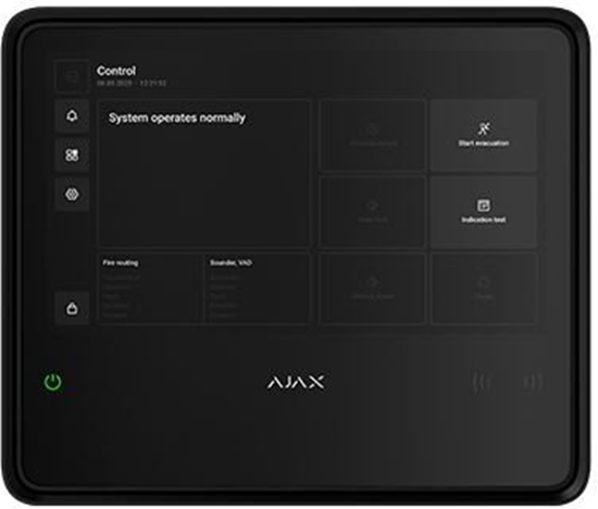 Изображение Ajax EN54 Fire Hub Jeweller - black