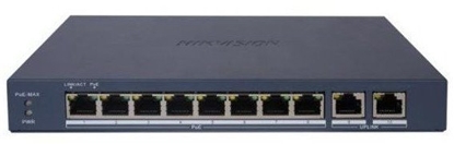 Picture of akotuvas 10 prievad, 8 PoE komutatorius Hikvision DS-3E1510P-EI/M(B)