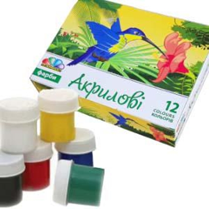 Изображение Akrila krāsas 12 krāsas x 20ml, UA Gamma