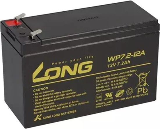 Изображение Akumulator AGM LONG 12V 7,2Ah VdS