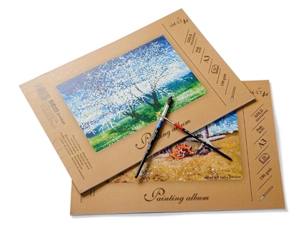 Изображение Akvareļu albums A3, 20 lapas, 210g/m2, SMLT