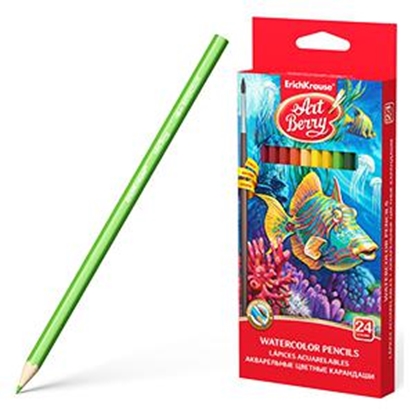 Изображение Akvareļu zīmuļi 24 krāsas ArtBerry, ErichKrause