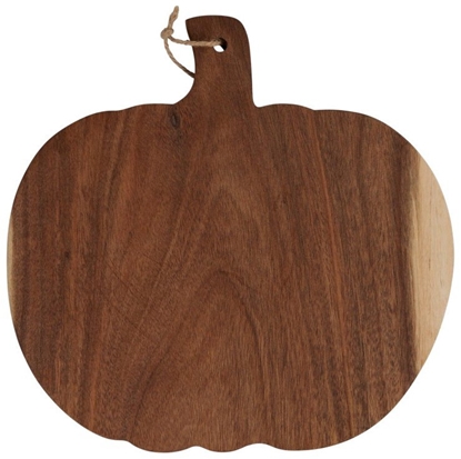 Attēls no Alpina - Deska drewniana do serwowania w ksztacie dyni 30x29 cm