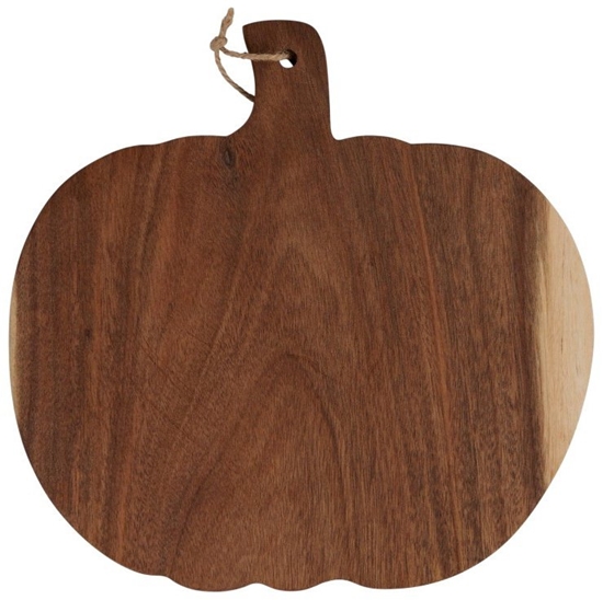 Picture of Alpina - Deska drewniana do serwowania w ksztacie dyni 30x29 cm