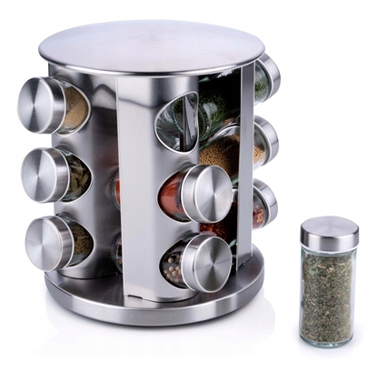 Attēls no Alpina - Obrotowy stojak organizer na przyprawy 12 soiczków