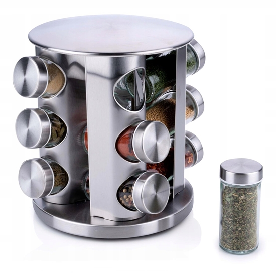 Picture of Alpina - Obrotowy stojak organizer na przyprawy 12 soiczków