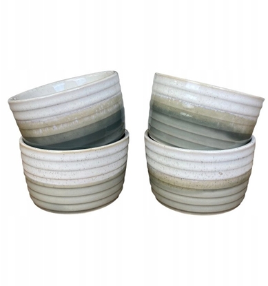 Attēls no Alpina - Zestaw ceramicznych foremek do pieczenia 10,2x6 cm (4 sztuki)