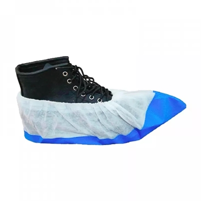 Picture of Apavu pārvalki ar neslīdošu zoli, PE, zili, 40cm x 16cm, 50gab./iep.