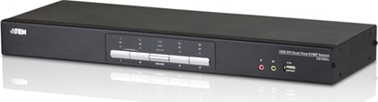 Изображение Aten CS1644A KVM Switch Dual-View DVI, USB, Audio, USB-Hub, 4 Ports