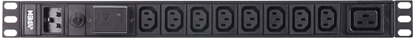 Изображение Aten PE0209SG 1U 9 Port Basic PDU 8x C13 1x C19 16A