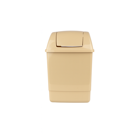 Picture of Atkritumu kaste KLIP ar kustīgu vāku, 12L , krem