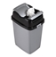 Attēls no Atkritumu kaste,  10L "Locked Easy" pelēka-melna