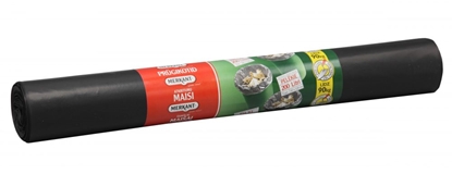 Picture of Atkritumu maisi 200L, 82x120cm, pelēki, 65mikr, LDPE, MERKANT, 5gab/rul, 8rul/kastē