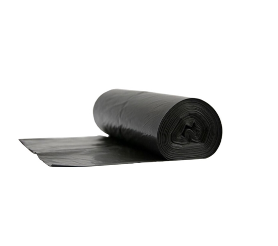 Picture of Atkritumu maisi 30L, 52x64 cm, melni, 8 mikr. 20gab. rullī, HDPE, Kleen