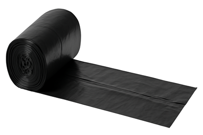 Picture of Atkritumu maisi 35L, 50x63cm, melni, 9mikr, HDPE, MERKANT, 20gab/rul, 28rul/kastē