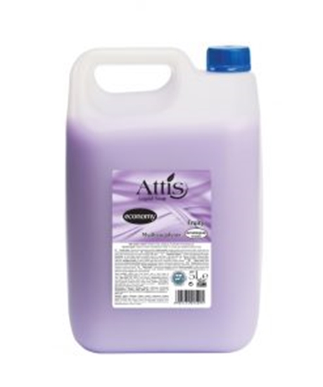 Picture of ATTIS ECONOMY šķidrās ziepes FRUITY 5L(violetas)