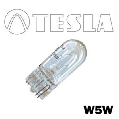Изображение Auto spuldze W5W 12V W2.1x9.5d halogēna TESLA