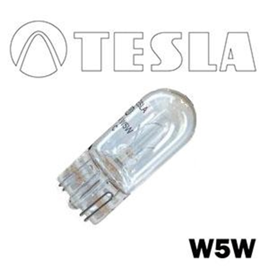 Изображение Auto spuldze W5W 12V W2.1x9.5d halogēna TESLA