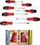 Picture of AWTools AW ZESTAW WKRTAKÓW S2 / 7SZT. / 3xSL / 2xPH / 2xPZ AW30802 - AW30802