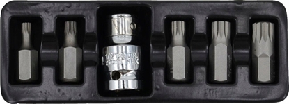 Изображение AWTools AWTOOLS KOCÓWKI SPLINE 6elem. M5 - M12 + ADAPTER BL AW35114BL