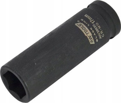 Picture of AWTools AWTOOLS NASADKA UDAROWA SZECIOKTNA 1/2" DUGA 19mm BLACK LINE