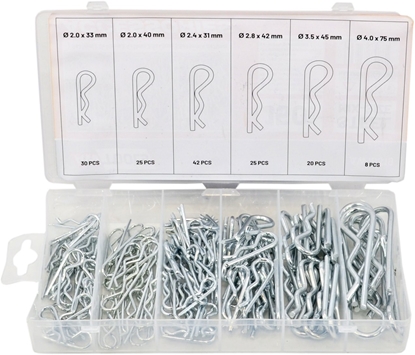 Изображение AWTools Zawleczki sprynowe 150szt. MIX