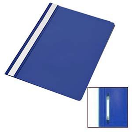 Picture of Ātršuvējs A4 tumši zils ar caurspīdīgu vāku PL