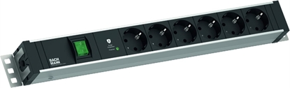 Picture of Bachmann 19" 1.5U 6xCEE7/3 1xswitch 1xSPD-Plus 2.0m CEE7/7