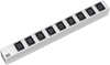 Picture of Bachmann 19" socket strip with 9x C13 sockets, with earthing contact plug