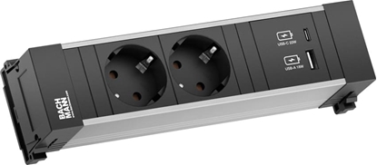 Picture of Bachmann POWER FRAME 2xprotect. USB A&C, USB Charger 22W 0.2m GST18