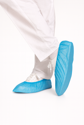 Picture of Bahilas HYGONORM Eco, CPE, 41x15cm, 25my, zilas, 100gab., (20iep/kastē)