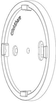 Изображение Barco Zestaw montaowy na cian do ClickShare CX-20, CX-30