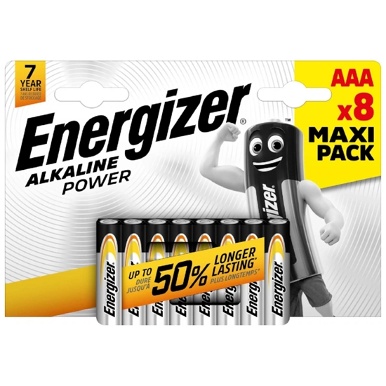 Picture of Baterijas AAA LR03 Alkaline 8gab. Energizer