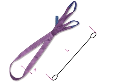 Picture of Beta Tools Zawiesia pasowe 1m 1000kg fioletowe (081500010)