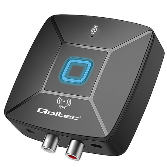 Picture of Bezprzewodowy transmiter odbiornik Audio HiFi Home&Car | Bluetooth 6.0 | NFC | 2 x RCA | 1 x AUX MiniJack 3.5mm | Mikrofon 