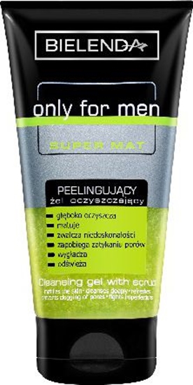 Picture of Bielenda only for men SUPER MAT Peelingujcy el oczyszczajcy 150ml