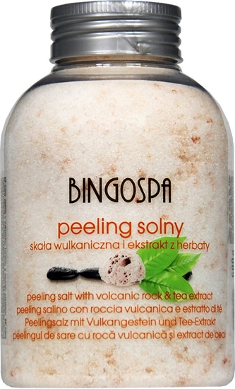 Picture of BingoSpa Peeling solny ze ska wulkaniczn i czerwon herbat 580g