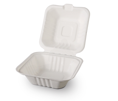 Изображение BIOBOX cukurniedru burgerkārba 15.2x15.3x7.7cm (125gab/iep)