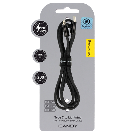 Picture of Blavec Cable Candy braided - Type C to Lightning -