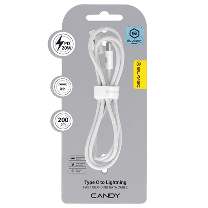 Picture of Blavec Cable Candy braided - Type C to Lightning -