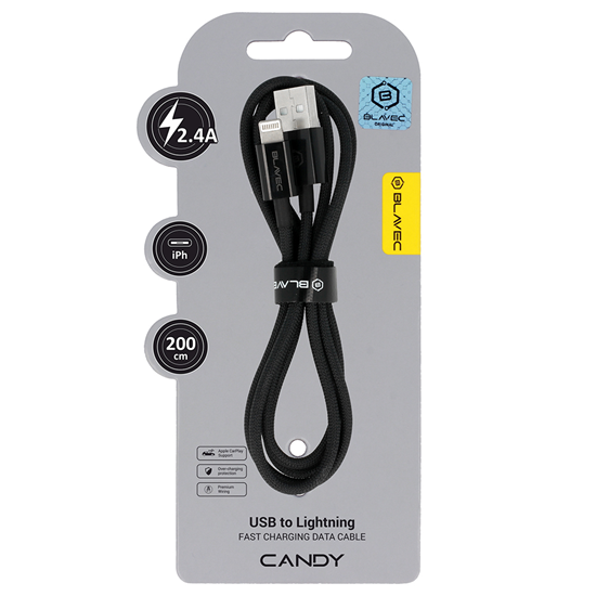 Picture of Blavec Cable Candy braided - USB to Lightning - 2,