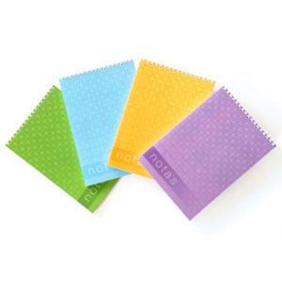 Изображение Bloknots A5/70 lapas rūtiņu, ar spirāli augšpusē