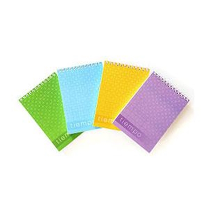 Изображение Bloknots ar spirāli  A6/80 rūtiņu