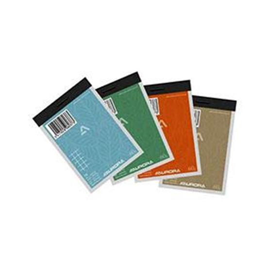 Изображение Bloknots AURORA A7/100 rūtiņu papīra vāki