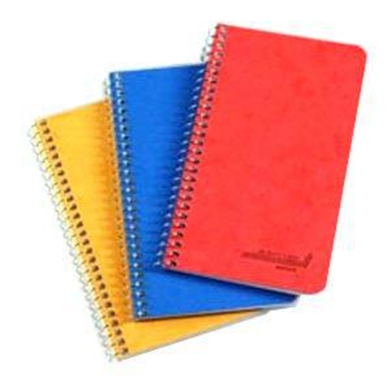 Изображение Bloknots B6/60 lapas rūtiņu ar spirāli 125x195 mm