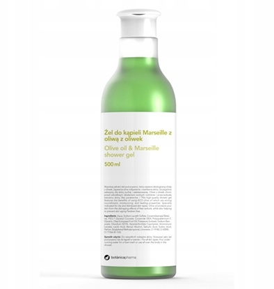 Picture of Botanica BOTANICAPHARMA_Olive Oil Marseille Shower Gel el do kpieli Marseille i Oliwa z Oliwek 500ml