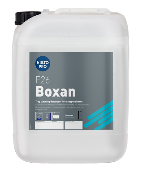 Изображение Boxan F26, sārmains mazgāšanas līdzeklis 20L = 23,5 kg