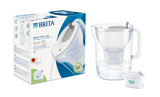 Изображение BRITA Water Filter Jug Style XL 3.6l. LEDs incl. 1 Maxtra Pro filter cartridge