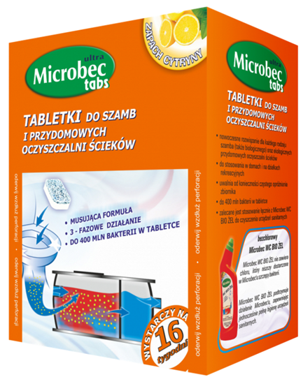 Picture of Bros Tabletka do szamb Microbec Ultra 20g 1szt. (391)